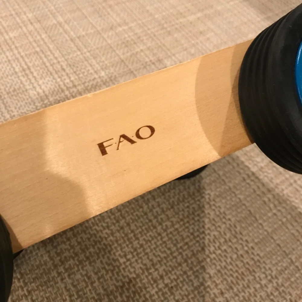 *Wooden Blocks and FAO Schwarz Pull Tray